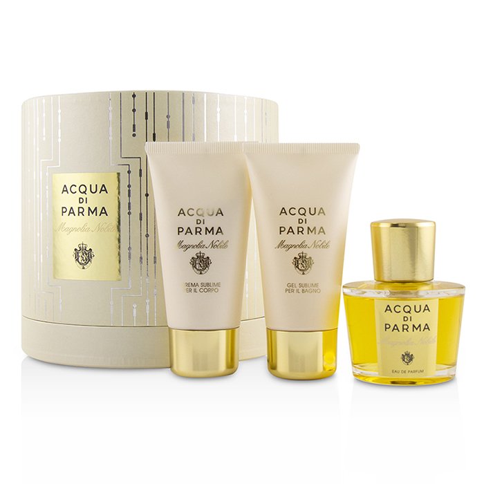 Acqua Di Parma Magnolia Nobile Coffret: Eau De Parfum Spray 50ml/1.7oz + Sublime Body Cream 50g/1.7oz + Sublime Bath Gel 50ml/1.7oz 3pcsProduct Thumbnail