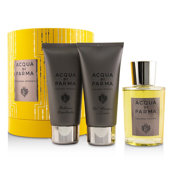 Acqua Di Parma Zestaw Colonia Intensa Coffret: Eau De Cologne Spray 100ml/3.4oz + Hair And Shower Gel 75ml/2.5oz + After Shave Balm 75 ml/2.5oz 3pcsProduct Thumbnail