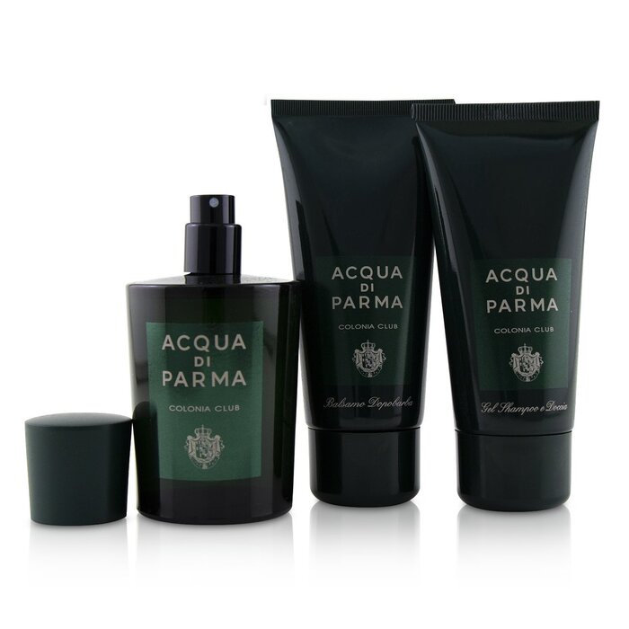 Acqua Di Parma Colonia Club Coffret: Eau De Cologne Spray 100ml/3.4oz + Hair And Shower Gel 75ml/2.5oz + After Shave Balm 75ml/2.5oz 3pcsProduct Thumbnail