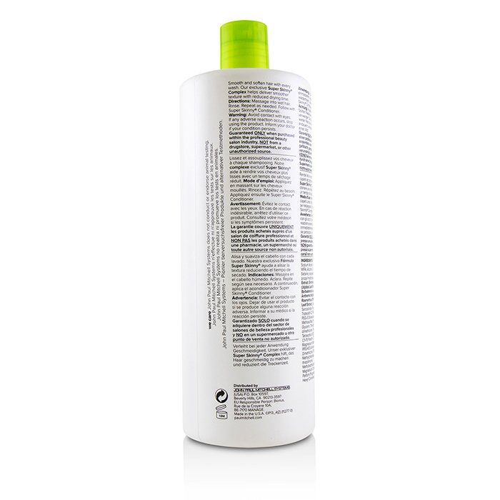 Paul Mitchell Super Skinny Shampoo (Smoothes Frizz - Softens Texture)  1000ml/33.8ozProduct Thumbnail