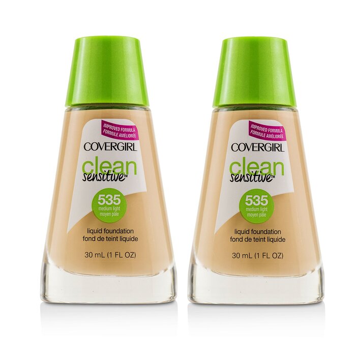 カバーガール Covergirl Clean Sensitive Liquid Foundation Duo Pack 2x30ml/1ozProduct Thumbnail