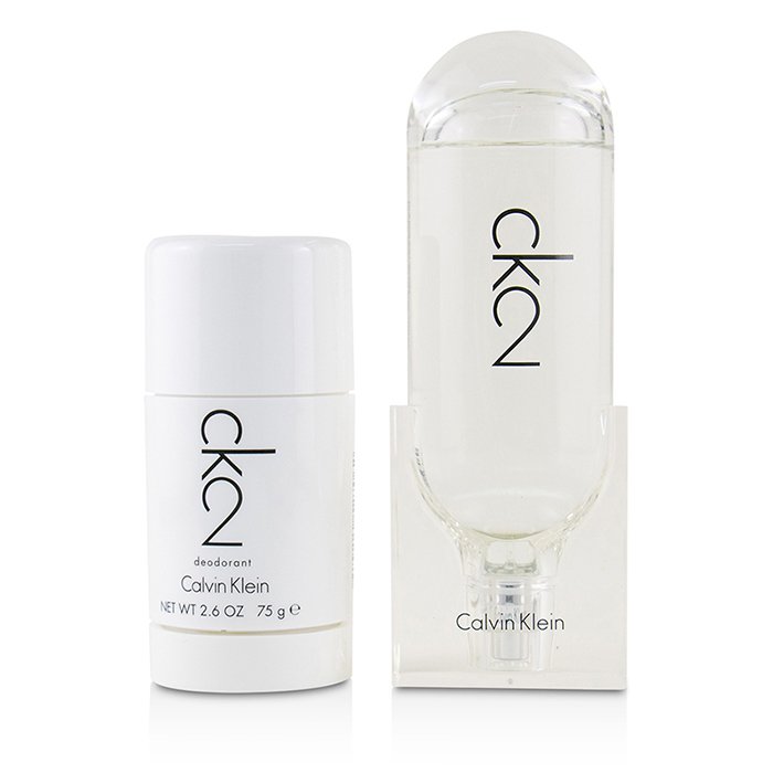 Calvin Klein CK 卡爾文·克雷恩 (卡文克萊) CK2 Coffret: Eau De Toilette Spray 100ml/3.4oz + Deodorant Stick 75ml/2.6oz 2pcsProduct Thumbnail