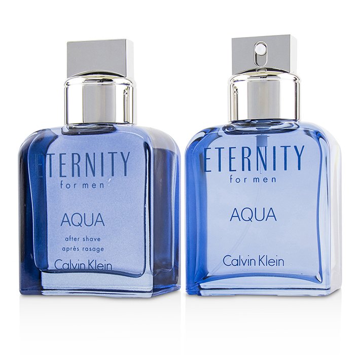 Calvin Klein Eternity Aqua Coffret: Eau De Toilette Spray 100ml/3.4oz + After Shave Lotion 100ml/3.4oz 2pcsProduct Thumbnail