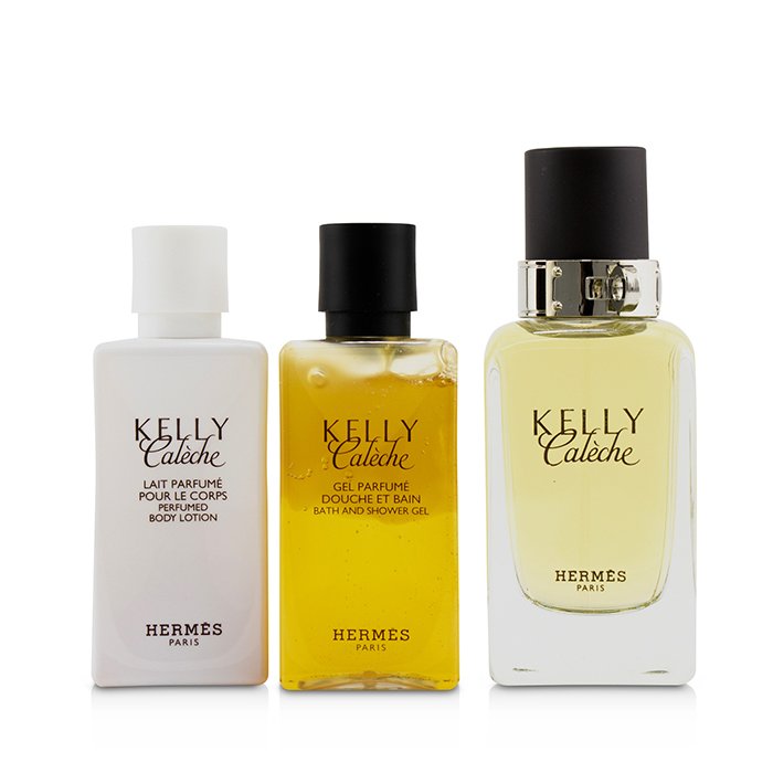 Hermes Kelly Caleche Coffret: Eau De Toilette Spray 50ml/1.6oz + Perfumed Body Lotion 40ml/1.35oz + Perfumed Bath & Shower Gel 40ml/1.35oz 3pcsProduct Thumbnail