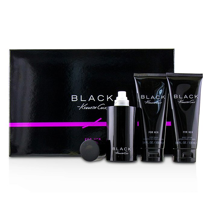 Kenneth Cole Black Coffret: Eau De Parfum Spray 100ml/3.4oz + Loción Corporal 100ml/3.4oz + Gel de Baño & Ducha 100ml/3.4oz 3pcsProduct Thumbnail