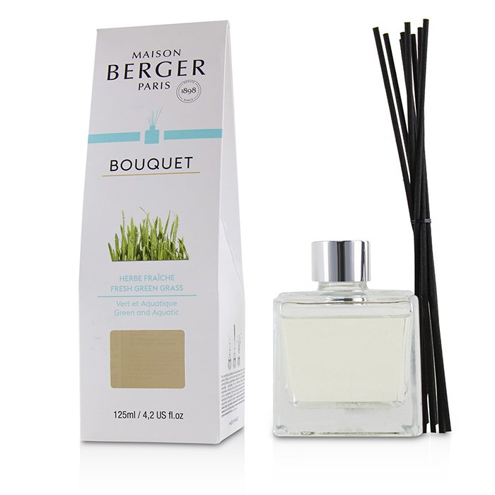 ランプベルジェ Lampe Berger (Maison Berger Paris) PBアロマリードディフューザースティックキューブ - Fresh Green Grass 125ml/4.2ozProduct Thumbnail