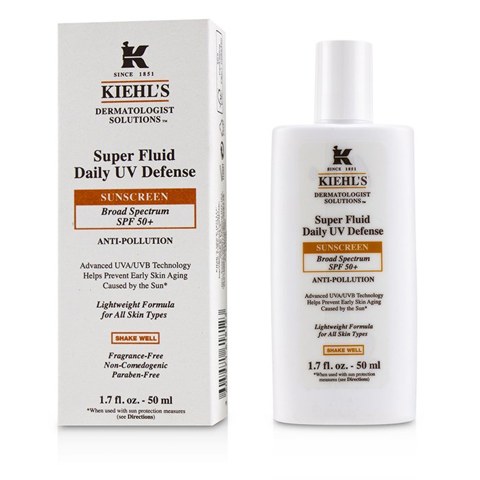 Kiehl's Dermatologist Solutions Super Fluid UV Defense Sunscreen SPF 50+ - Til alle hudtyper 50ml/1.7ozProduct Thumbnail
