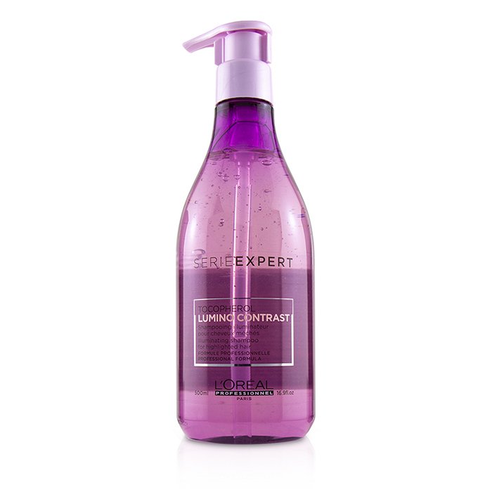 L'Oreal Professionnel Serie Expert - Lumino Contrast Tocopherol Highlight Illuminating Shampoo שמפו 500ml/16.9ozProduct Thumbnail