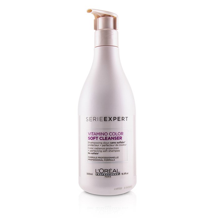 L'Oreal 萊雅 萊雅專業 護色柔軟洗髮露Professionnel Serie Expert - Vitamino Color Soft Cleanser Color Radiance Protection + Perfecting Soft Shampoo 500ml/16.9ozProduct Thumbnail