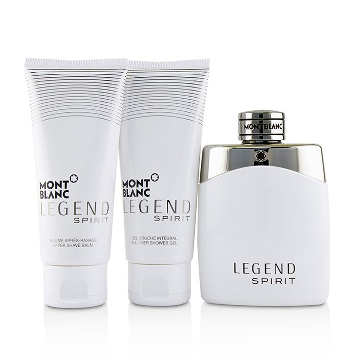 Montblanc Legend Spirit Coffret: Eau De Toilette Spray 100ml/3.3oz + After-Shave Balm 100ml/3.3oz + All-Over Shower Gel 100ml/3.3oz 3pcsProduct Thumbnail