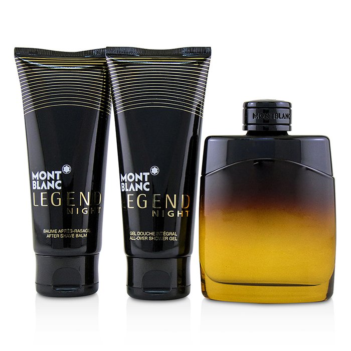 Montblanc Legend Night Coffret: Eau De Parfum Spray 100ml/3.3oz + After-Shave Balm 100ml/3.3oz + All-Over Shower Gel 100ml/3.3oz 3pcsProduct Thumbnail