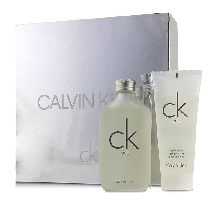 Calvin Klein CK One Coffret: Eau De Toilette Spray 100ml/3.4oz + Body Wash 100ml/3.4oz 2pcsProduct Thumbnail