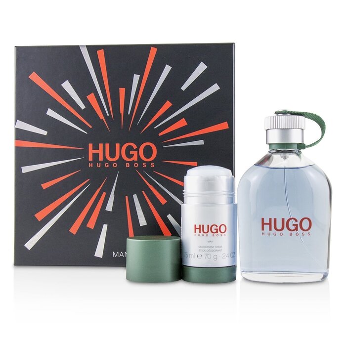 Hugo Boss Hugo מארז: או דה טואלט ספריי 200 מ&quot;ל + דאודורנט סטיק75ml/2.4oz 2pcsProduct Thumbnail