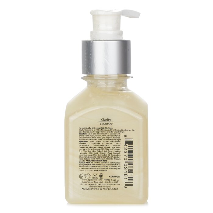 Epicuren 潔淨洗面乳Clarify Cleanser(適合中性/混合性和油性肌膚) 125ml/4ozProduct Thumbnail