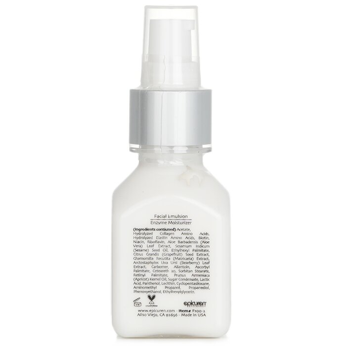 Epicuren Facial Emulsion Enzyme Moisturizer - For Normal & Combination Skin Types  60ml/2ozProduct Thumbnail