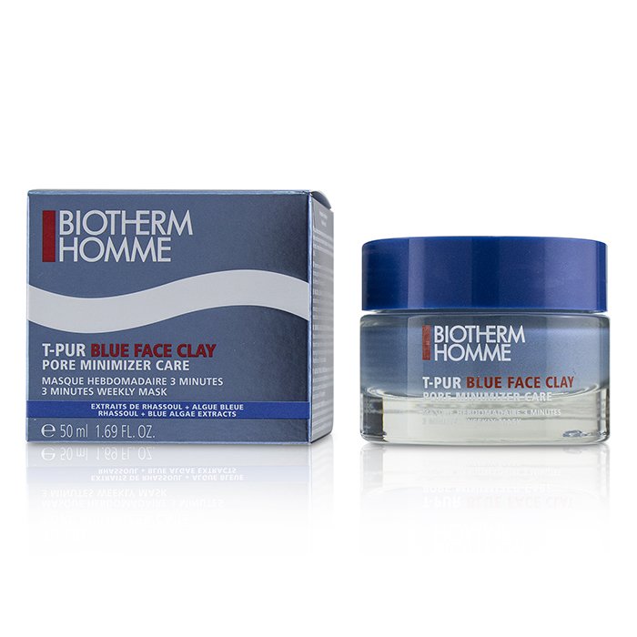 Biotherm Glinka do twarzy Homme T-Pur Blue Face Clay Pore Minimizer Care 50ml/1.69ozProduct Thumbnail
