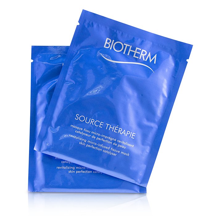 Biotherm Kuracja do mycia twarzy Source Therapie Revitalizing Micro-Infused Tissue Mask Skin Perfection Catalyzer 6x24gProduct Thumbnail