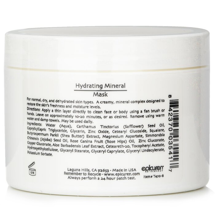 Epicuren Hydrating Mineral Mask - สำหรับผิวธรรมดา ผิวแห้ง & ผิวขาดน้ำ (ขนาดร้านเสริมสวย) 250ml/8ozProduct Thumbnail