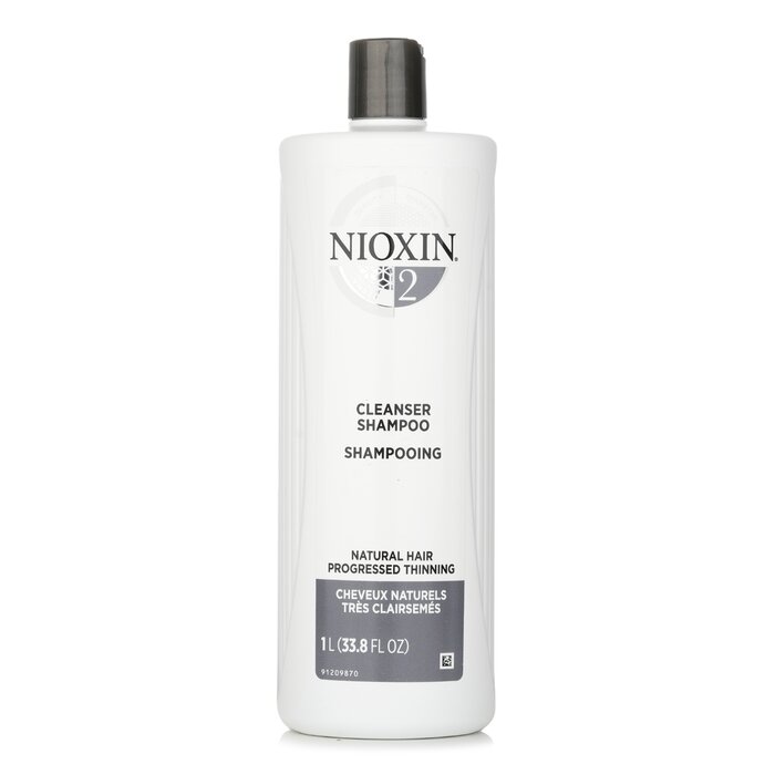 Nioxin 儷康絲 潔淨系統2號潔淨洗髮露Derma Purifying System 2 Cleanser Shampoo(細軟髮/原生髮) 1000ml/33.8ozProduct Thumbnail