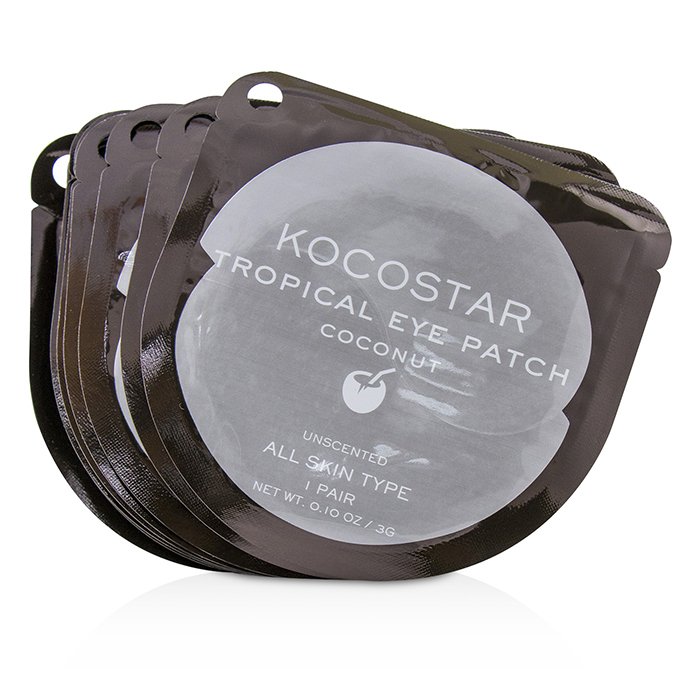 KOCOSTAR Tropical Eye Patch Unscented - Coconut (Individually packed) 10pairsProduct Thumbnail