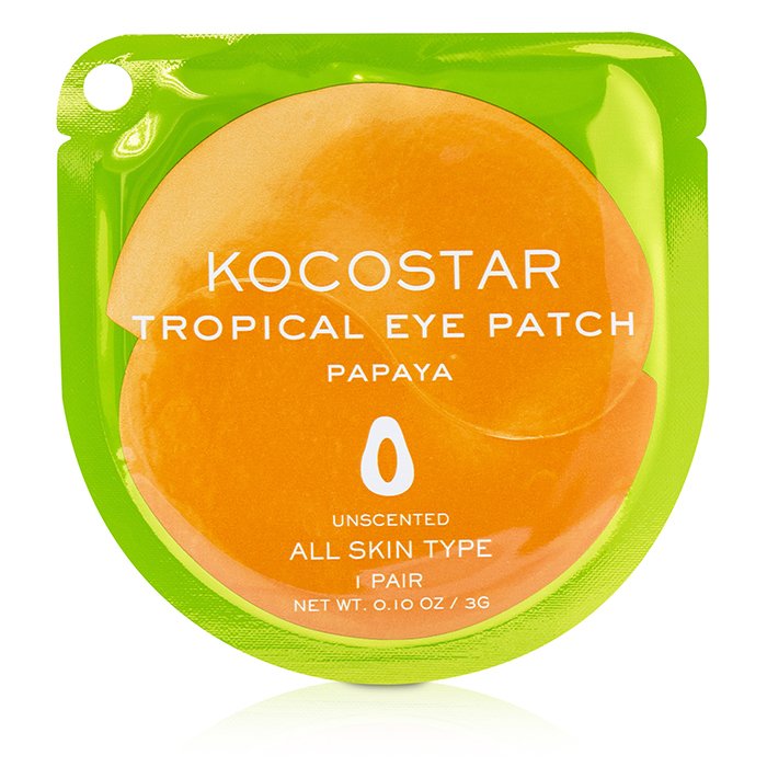 KOCOSTAR Tropical Eye Patch uparfymert - Papaya (Individuelt pakket) 10pairsProduct Thumbnail