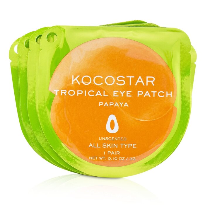 KOCOSTAR Okład pod oczy Tropical Eye Patch Unscented - Papaya (Individually packed) 10pairsProduct Thumbnail