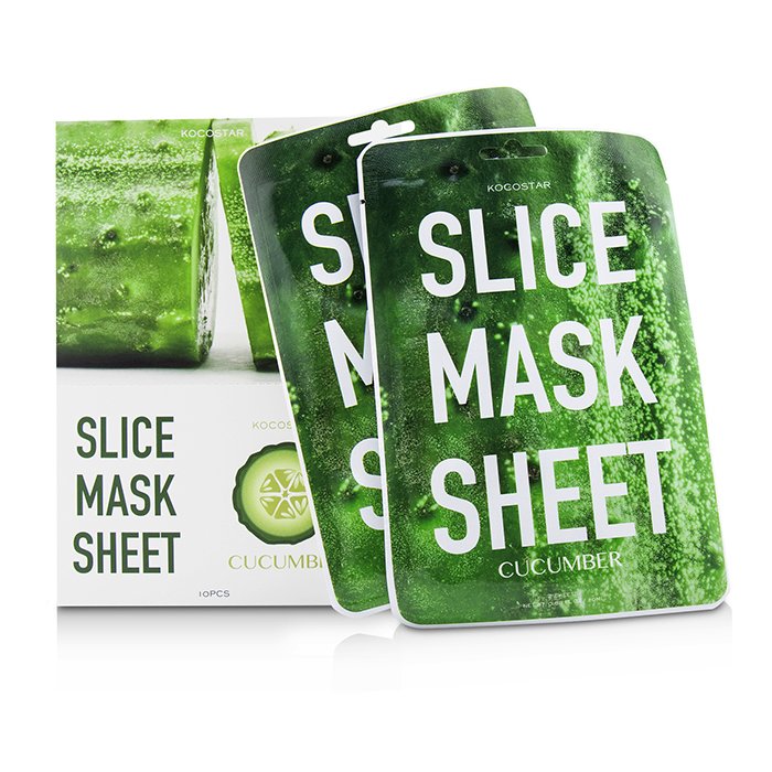 KOCOSTAR Maseczka do twarzy Slice Mask Sheet - Cucumber 10sheetsProduct Thumbnail