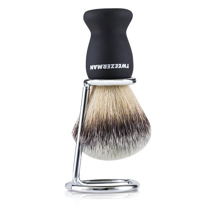 Tweezerman G.E.A.R. Deluxe Shaving Brush with Stand 2pcsProduct Thumbnail