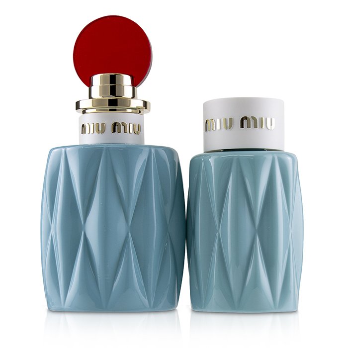 Miu Miu Miu Miu Coffret: Eau De Parfum Spray 100ml/3.4oz + Perfumed Body Lotion 100ml/3.4oz 2pcsProduct Thumbnail