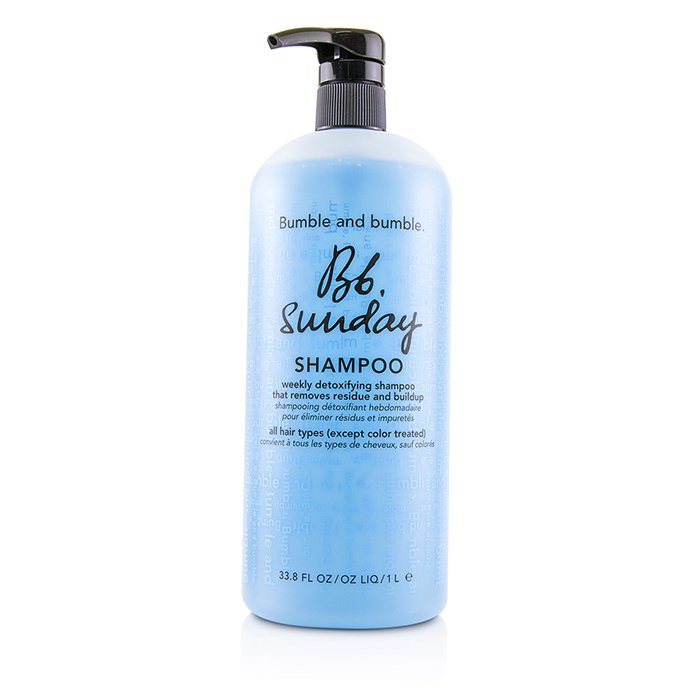 Bumble and Bumble Bb. Sunday Shampoo (All Hair Types - Except Color Treated) שמפו לכל סוגי השיער מלבד שיער צבוע 1000ml/33.8ozProduct Thumbnail