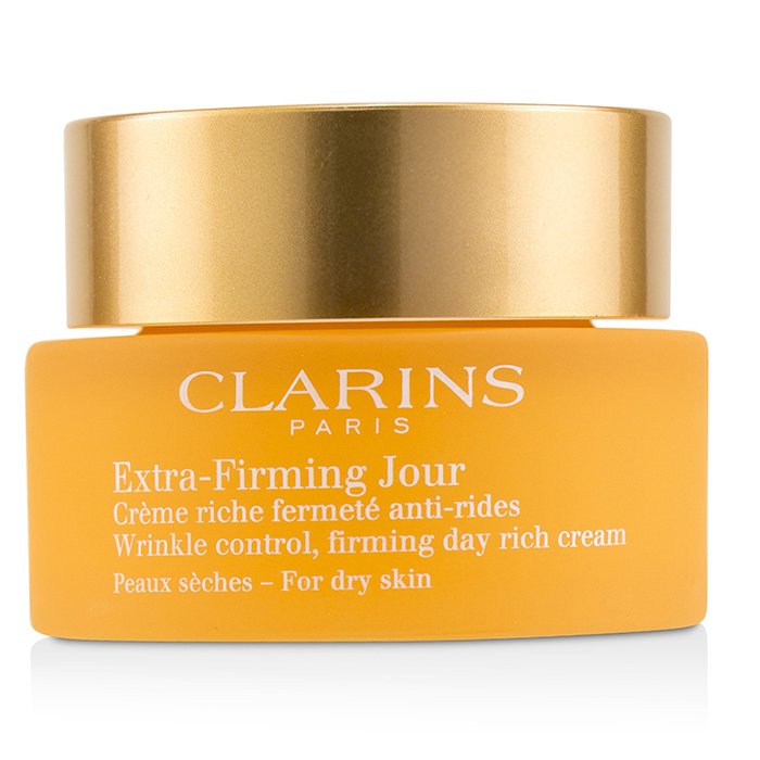 Clarins Ujędrniający krem na dzień dla skóry suchej Extra-Firming Jour Wrinkle Control, Firming Day Rich Cream - For Dry Skin (bez pudełka) 50ml/1.7ozProduct Thumbnail
