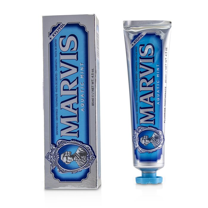 Marvis Aquatic Mint Toothpaste With Xylitol 85ml/4.5ozProduct Thumbnail