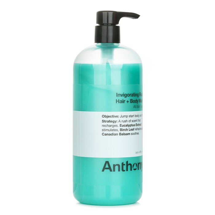 Anthony Żel do mycia ciała i włosów Invigorating Rush Hair & Body Wash (All Skin Types) 946ml/32ozProduct Thumbnail
