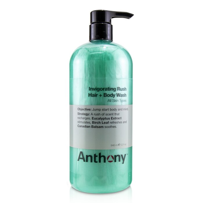 Anthony Invigorating Rush Hair & Body Wash תרחיץ לגוף ולשיער (לכל סוגי העור) 946ml/32ozProduct Thumbnail