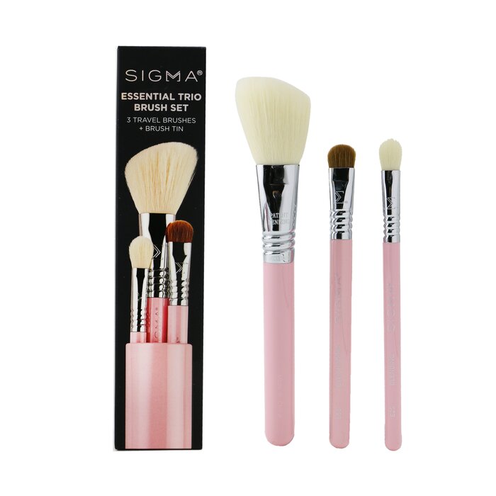Sigma Beauty Essential Trio Brush Set 3pcs+1 TinProduct Thumbnail