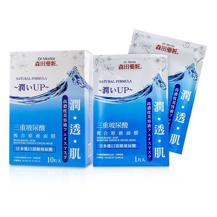 Dr. Morita Natural Hydrating Care Series - Hyaluronic Acid Moisture Essence Facial Mask 10pcsProduct Thumbnail