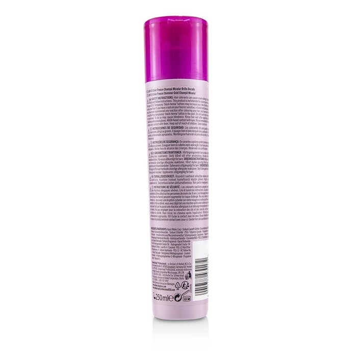 Schwarzkopf Szampon do włosów BC Bonacure pH 4.5 Color Freeze Gold Shimmer Micellar Shampoo (For Gold Hair) 250ml/8.5ozProduct Thumbnail