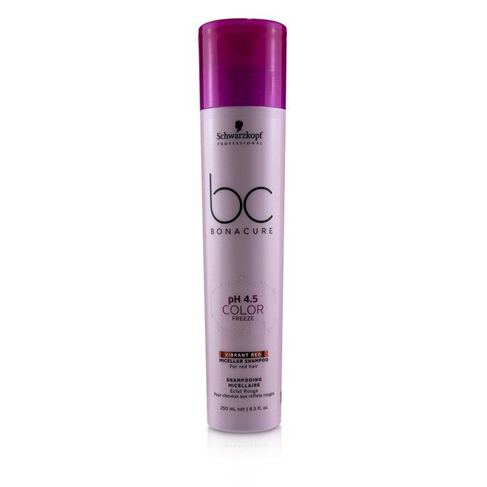 Schwarzkopf BC Bonacure pH 4.5 Color Freeze Vibrant Red Micellar Shampoo (For Red Hair) 250ml/8.5ozProduct Thumbnail