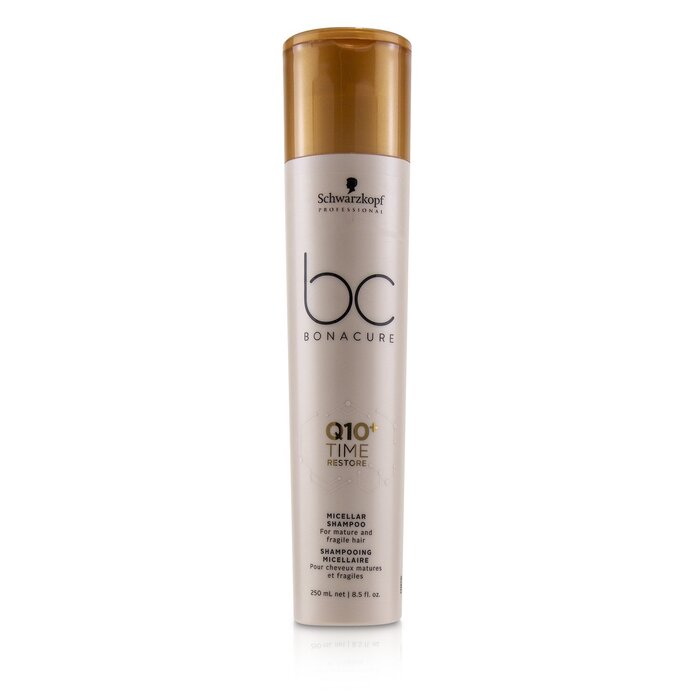 Schwarzkopf BC Bonacure Q10+ Time Restore Micellar Shampoo (For Mature and Fragile Hair) 250ml/8.5ozProduct Thumbnail