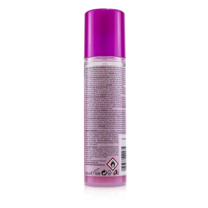 Schwarzkopf Odżywka do włosów BC Bonacure pH 4.5 Color Freeze Spray Conditioner (For Coloured Hair) 200ml/6.7ozProduct Thumbnail