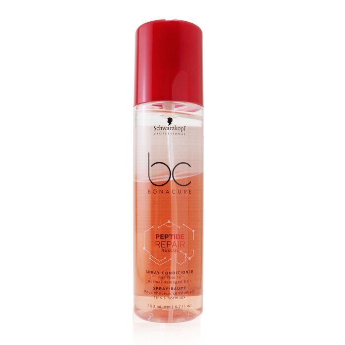 Schwarzkopf BC Bonacure Peptide Repair Rescue Spray Conditioner (For Fine to Normal Damaged Hair) מרכך ספריי עבור שיער דק עד רגיל ופגום 200ml/6.7ozProduct Thumbnail