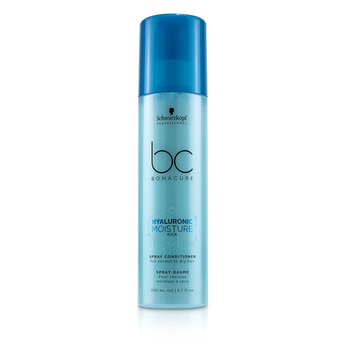 Schwarzkopf BC Bonacure Hyaluronic Moisture Kick Spray Conditioner (For Normal to Dry Hair) מרכך ספריי עבור שיער רגיל עד יבש 200ml/6.7ozProduct Thumbnail