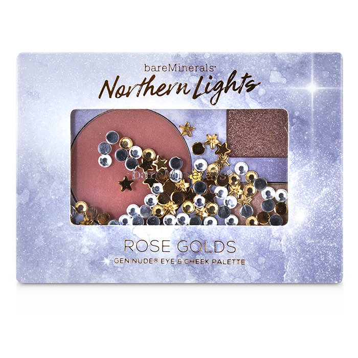 贝茗  BareMinerals Northern Lights Rose Golds Gen Nude Eye and Cheek Palette 3.4g/0.11ozProduct Thumbnail