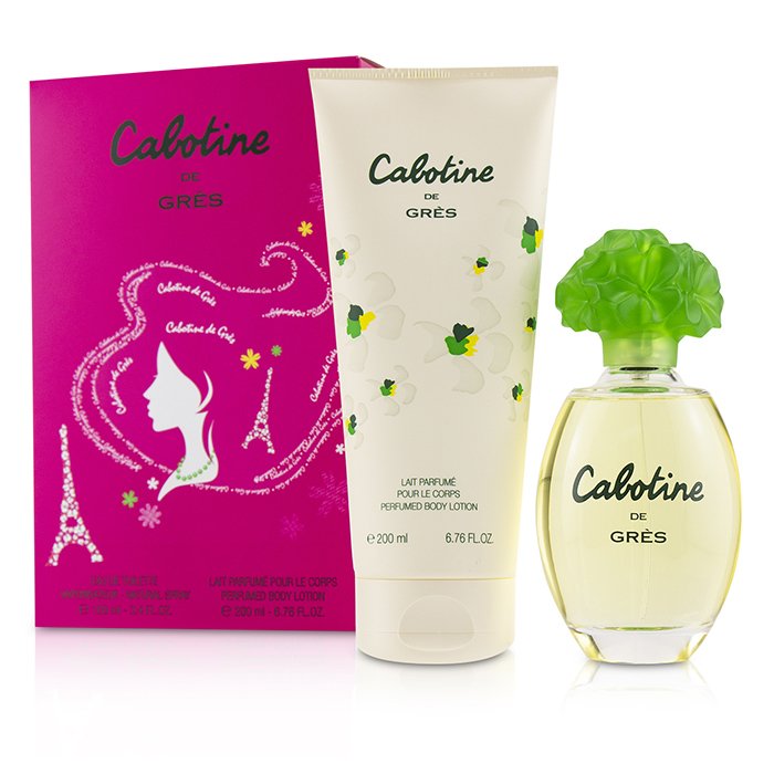 Gres Cabotine Coffret: Eau De Toilette Spray 100ml/3.4oz + Perfumed Body Lotion 200ml/6.76oz 2pcsProduct Thumbnail