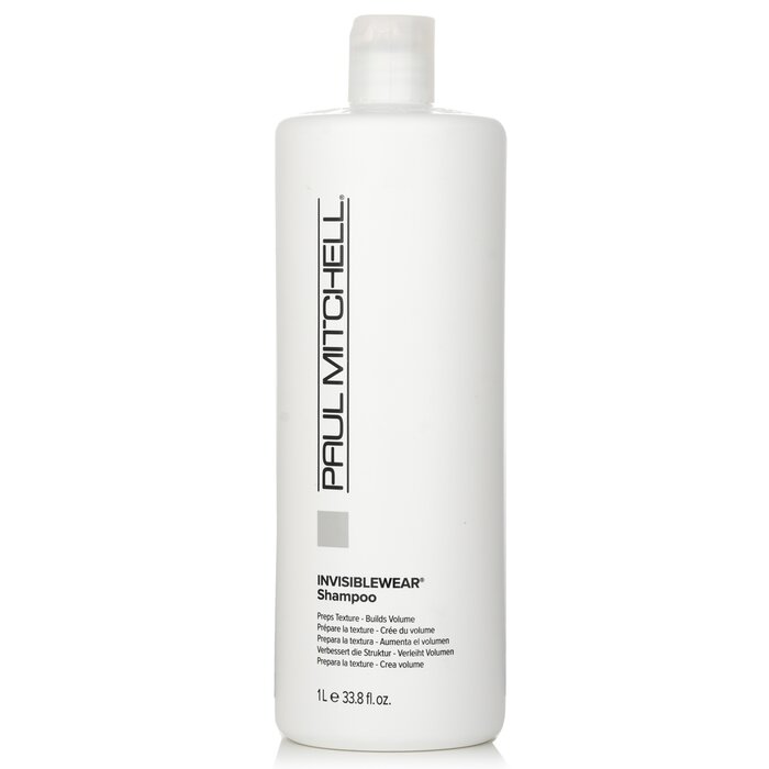 Paul Mitchell Invisiblewear Shampoo (Preps Texture - Builds Volume)  1000ml/33.8ozProduct Thumbnail