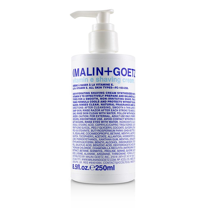 MALIN+GOETZ Vitamin E Shaving Cream קרם גילוח 250ml/8.5ozProduct Thumbnail