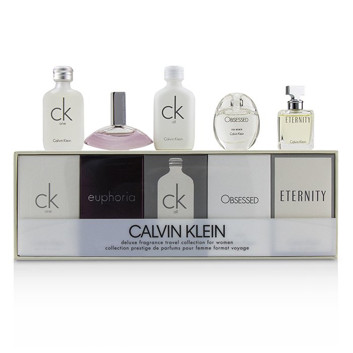 Calvin Klein CK 卡爾文·克雷恩 (卡文克萊) 迷你香水套裝: CK唯一EDT 10ml + 誘惑EDP 4ml + CK All EDT 10ml + 痴迷EDP 5ml + 永恒EDP 5ml 5pcsProduct Thumbnail
