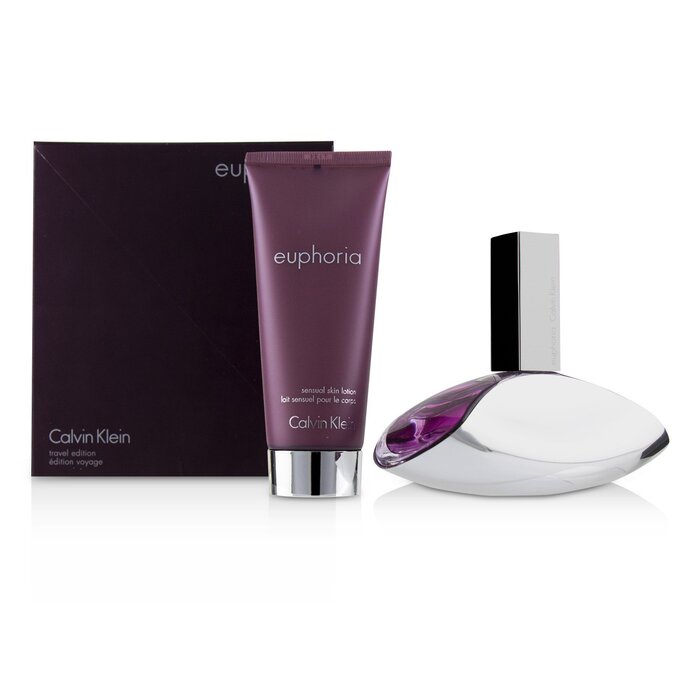 Calvin Klein Zestaw Euphoria Coffret: Eau De Parfum Spray 100ml/3.4oz + Sensual Skin Lotion 100ml/3.4oz 2pcsProduct Thumbnail