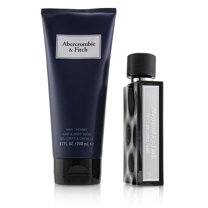Abercrombie & Fitch First Instinct Blue Coffret: Eau De Toilette Spray 50ml/1.7oz + Hair & Body Wash 200ml/6.7oz 2pcsProduct Thumbnail