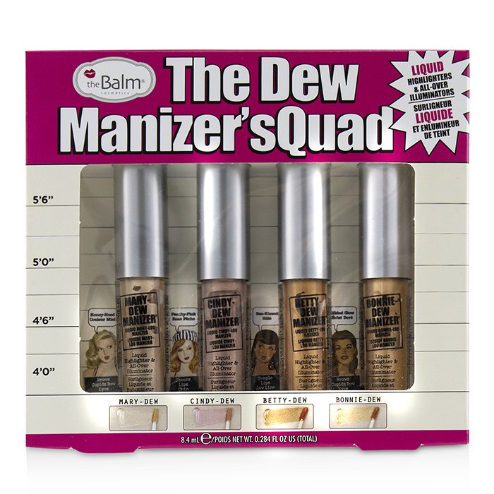 TheBalm The Dew Manizer's Quad (Liquid Highlighters) 4pcs 4pcsProduct Thumbnail